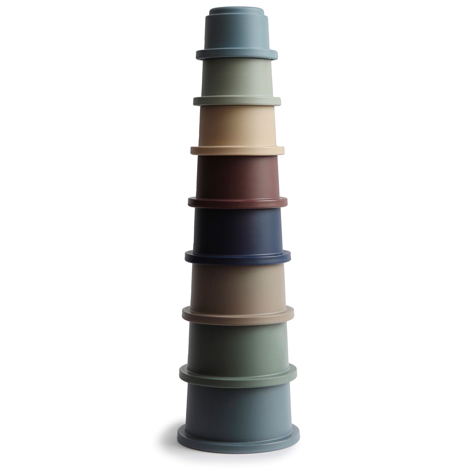 Mushie Stacking Cups Forrest