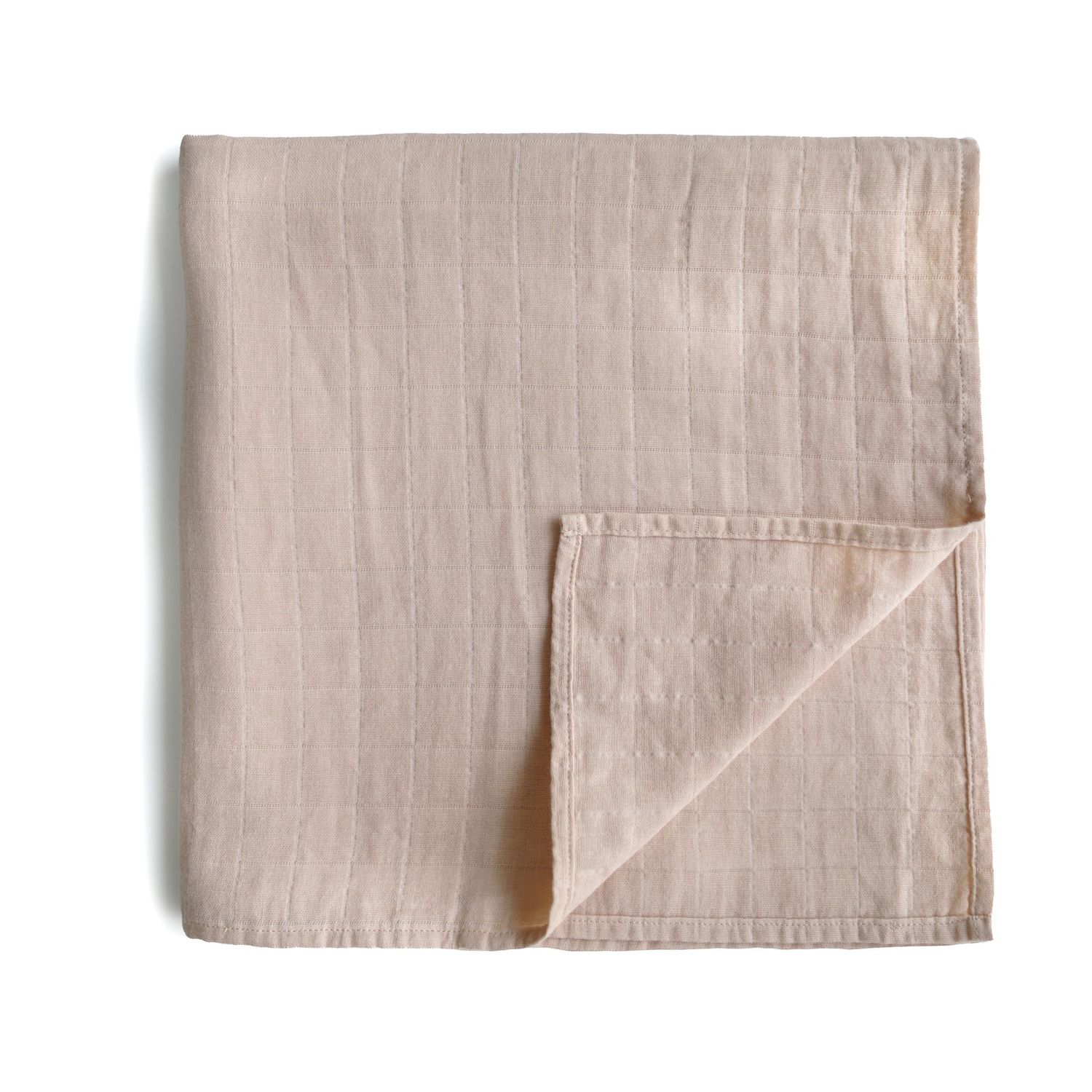 Mushie Swaddle Blush