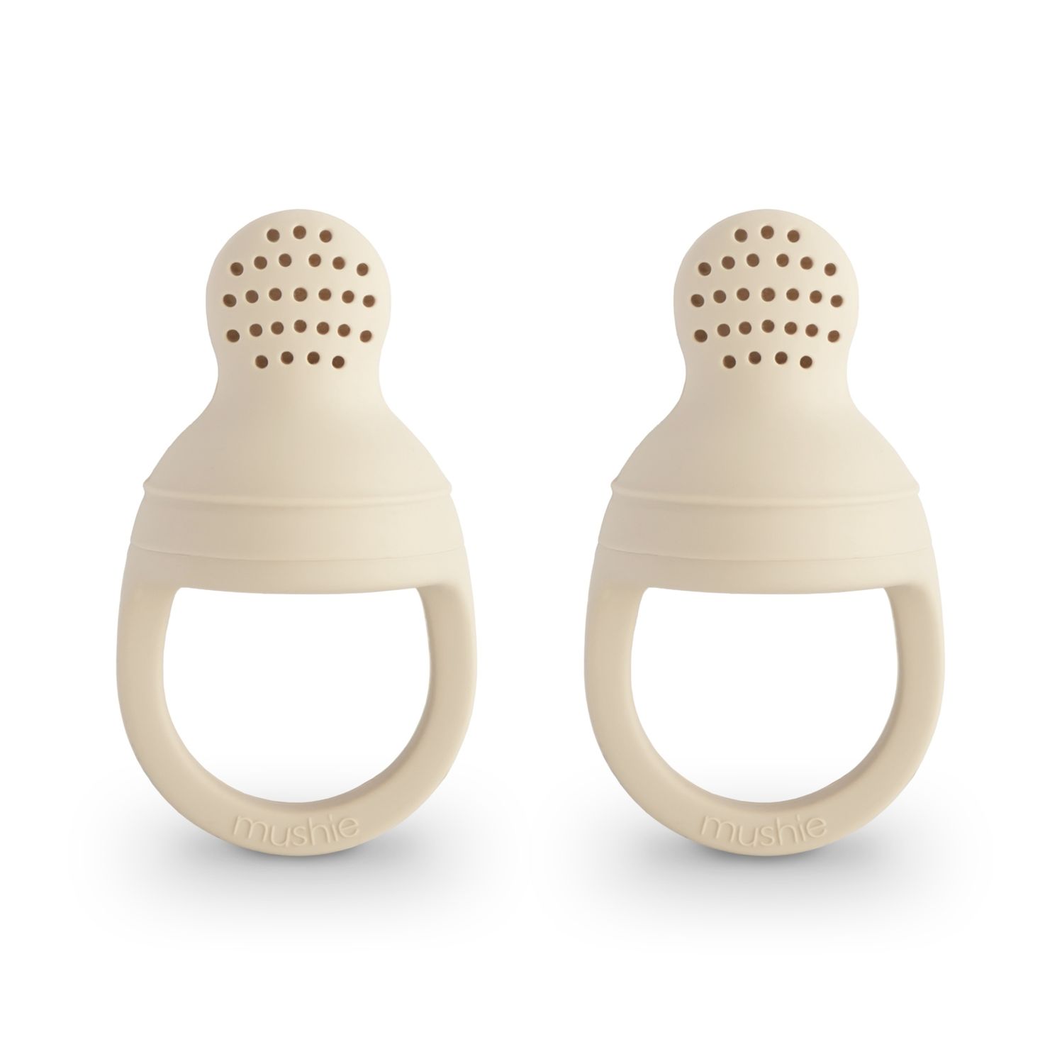 Mushie Fresh Food Siliconen 2-pack Shifting Sands