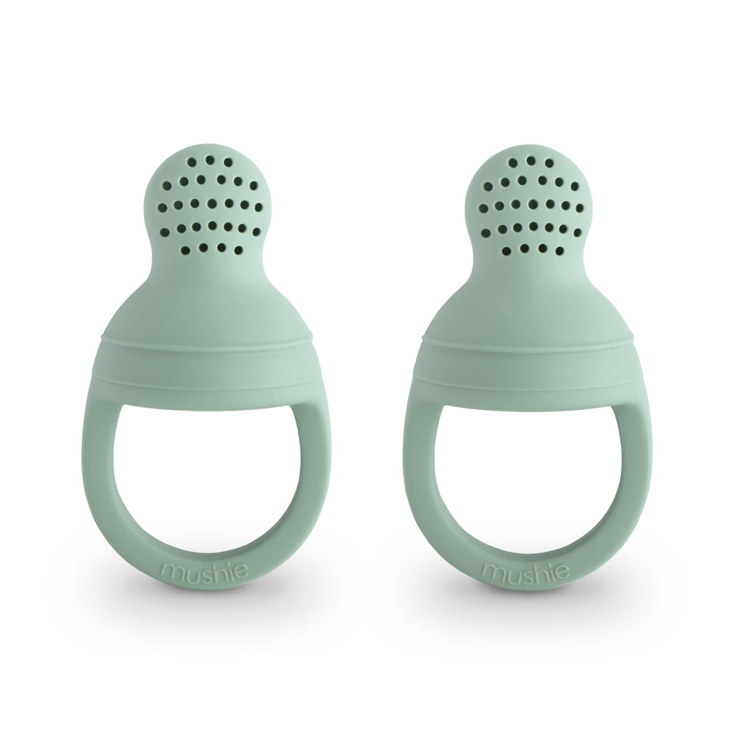 Mushie Fresh Food Siliconen 2-pack Cambridge Blue