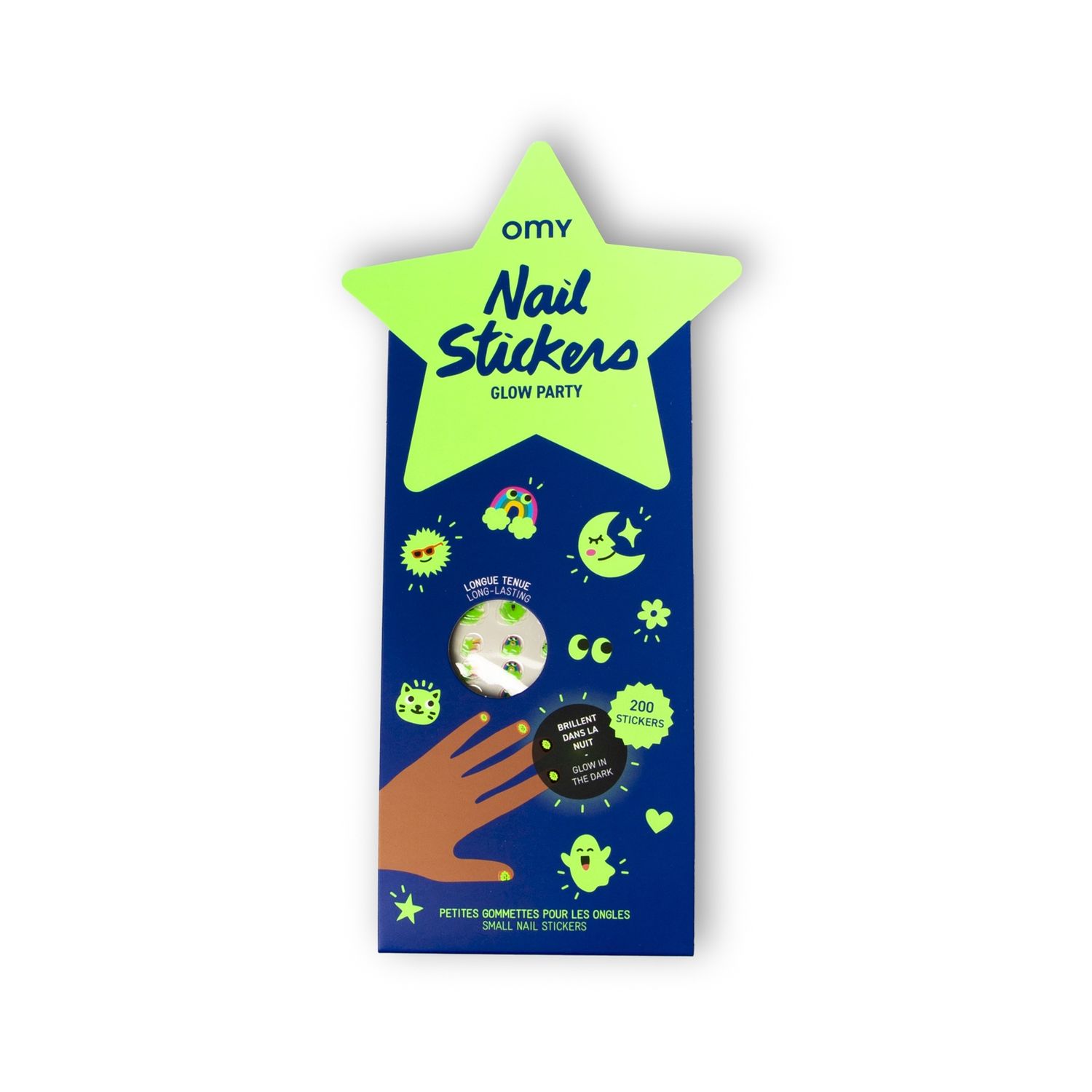 Omy Glow Party - Nails Stickers