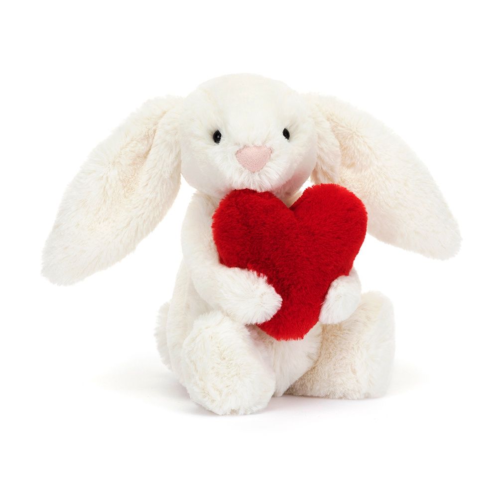 Jellycat Red Love Heart Bunny Little