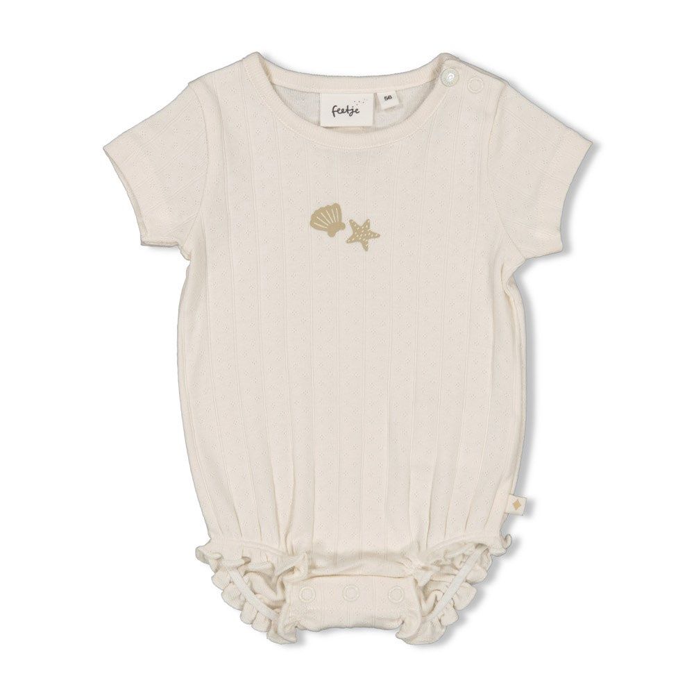 Feetje Romper k/m pointelle rib - Starfish Wishes
