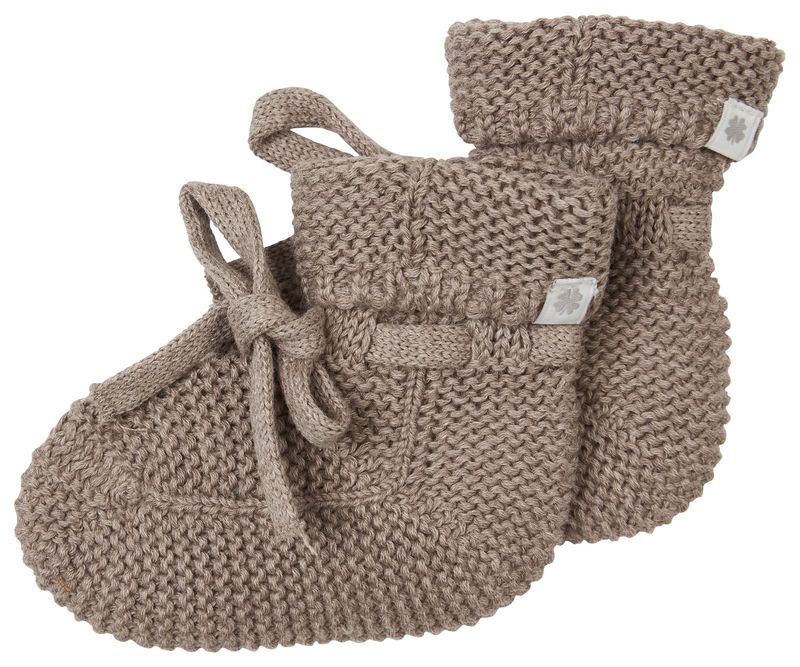 Noppies Booties knit Nelson Taupe Melange