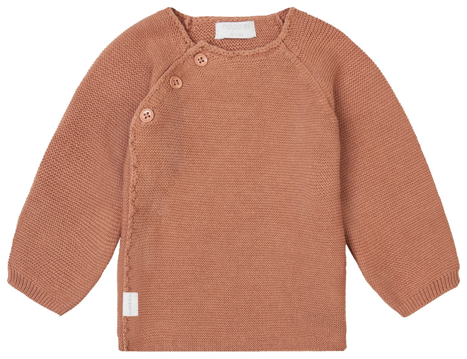 Noppies Cardigan wrap knit Pino Café au lait