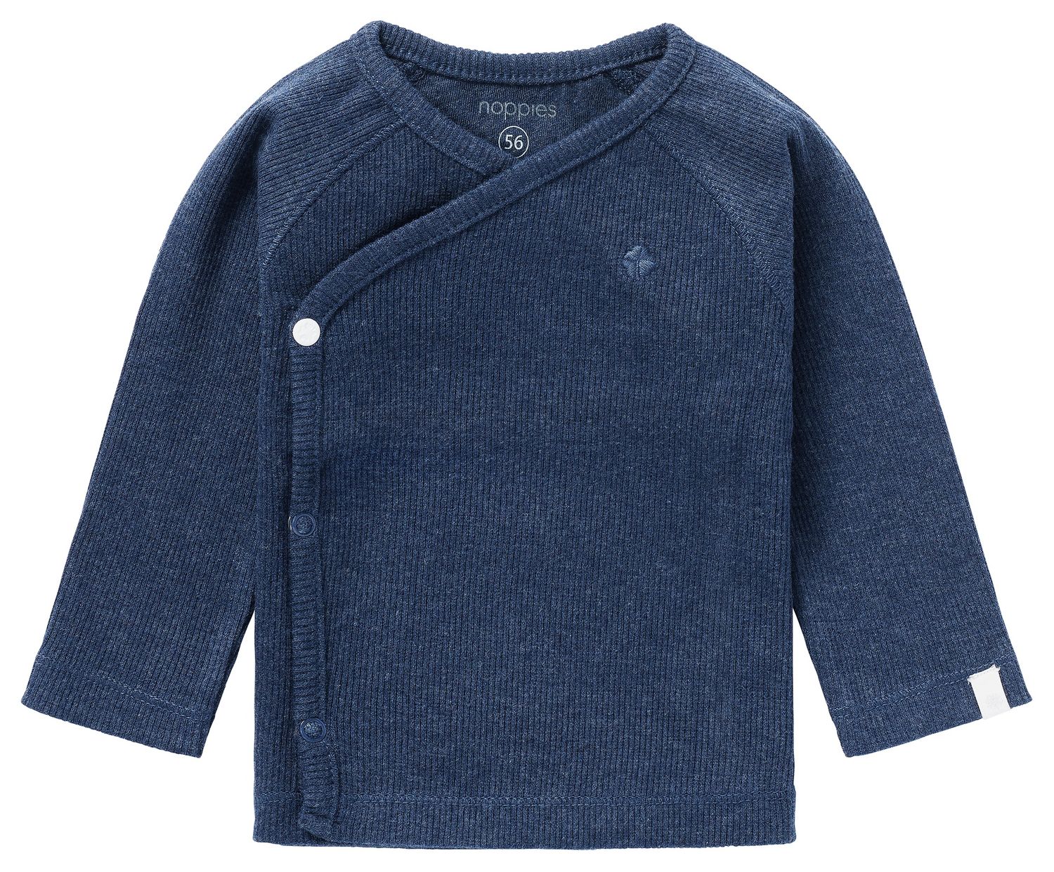 Noppies Tee Overlap Rib Nanyuki long sleeve Navy Melange