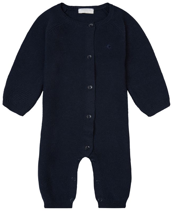 Noppies Playsuit knit Monrovia long sleeve Navy