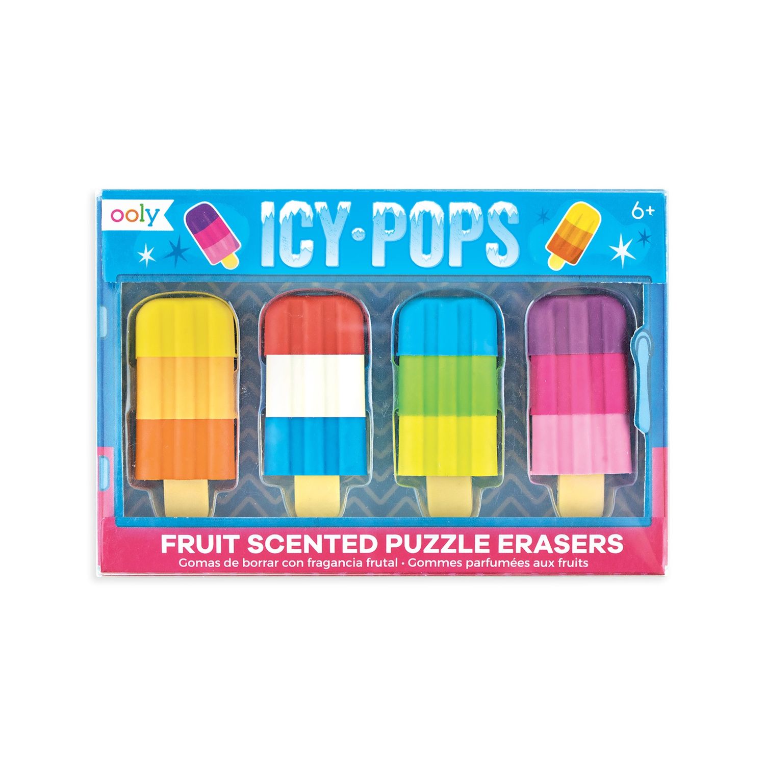 Ooly - Icy Pops Scented Puzzle Erasers