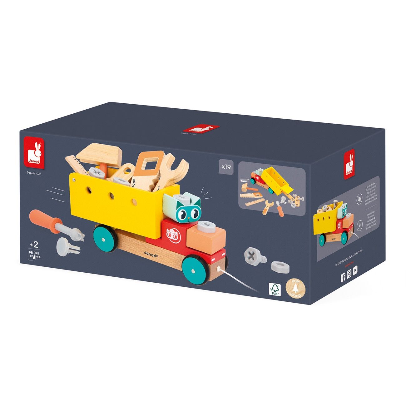 Janod Brico&#39;kids - Vrachtwagen