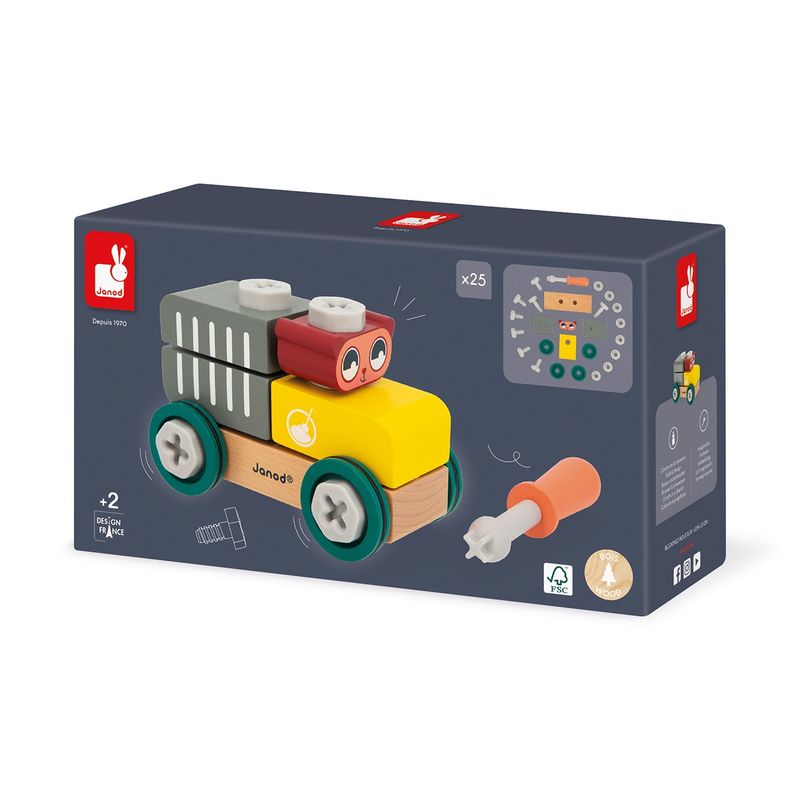 Janod Brico&#39;Kids - Wagen met Beer