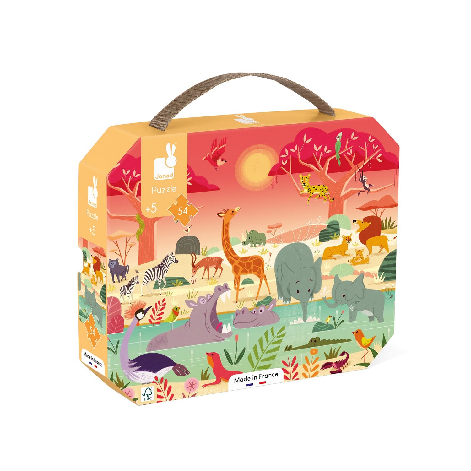 Janod Puzzel - Het Dierenreservaat 5+20.99
