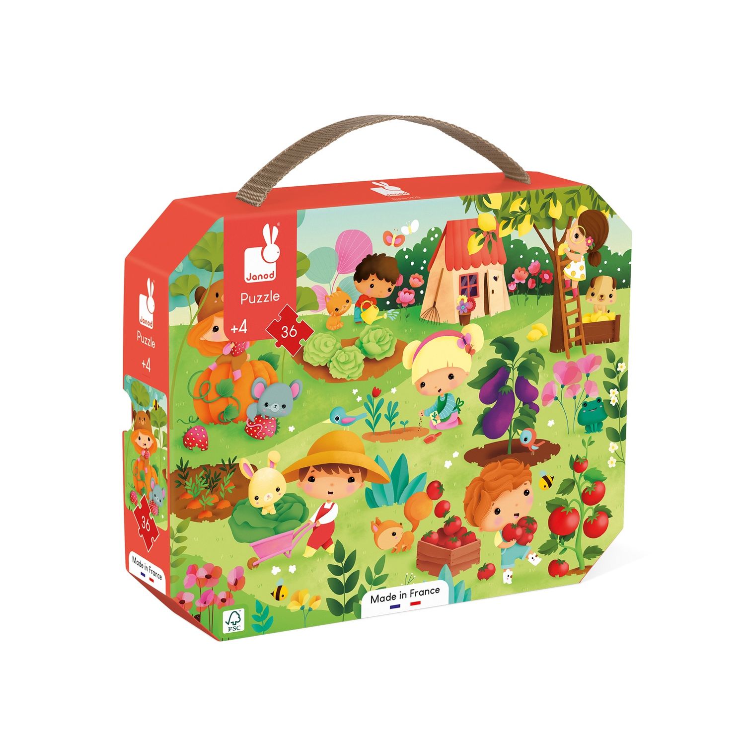 Janod Puzzel - Tuin 4+