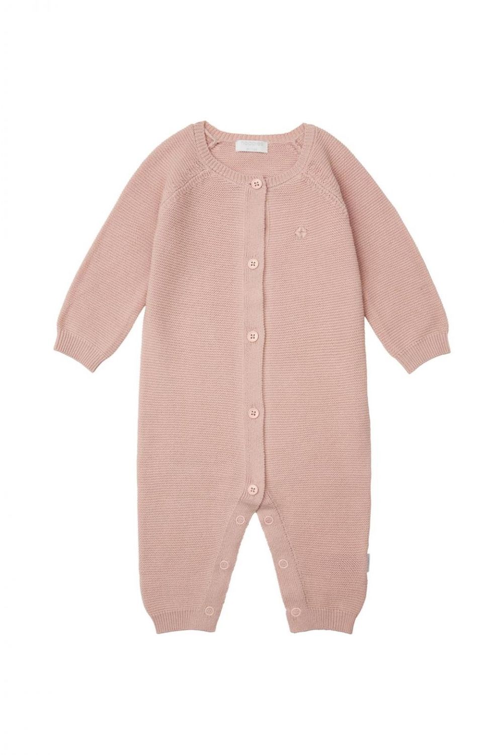 Noppies Playsuit knit Monrovia long sleeve Rose Smoke