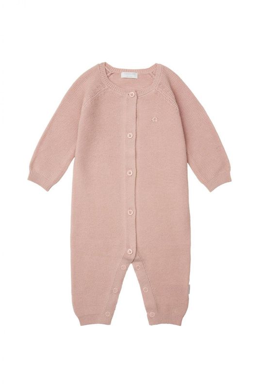 Noppies Playsuit knit Monrovia long sleeve Rose Smoke