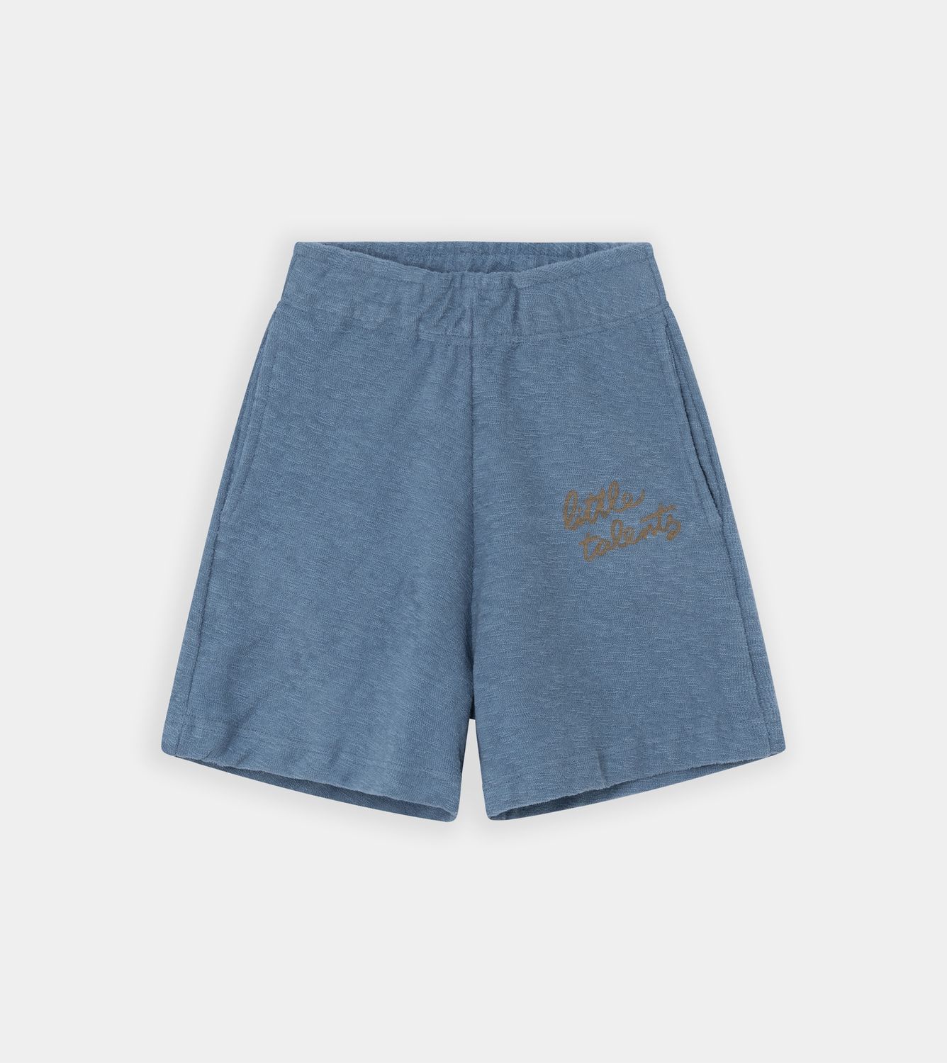 Little Talents Blue long terry shorts