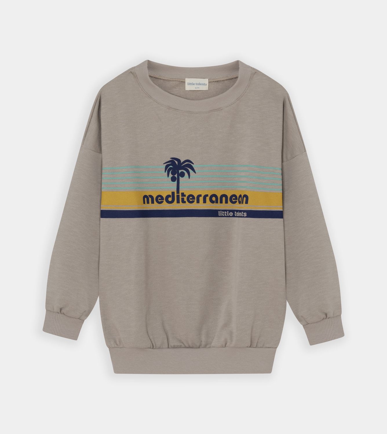 Little Talents Brown Mediterranean sweatshirt