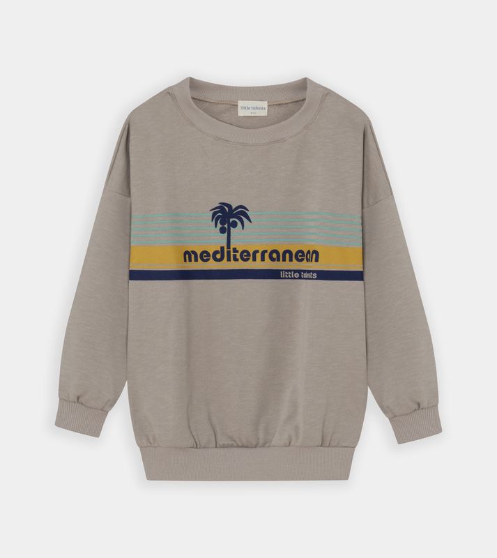 Little Talents Brown Mediterranean sweatshirt