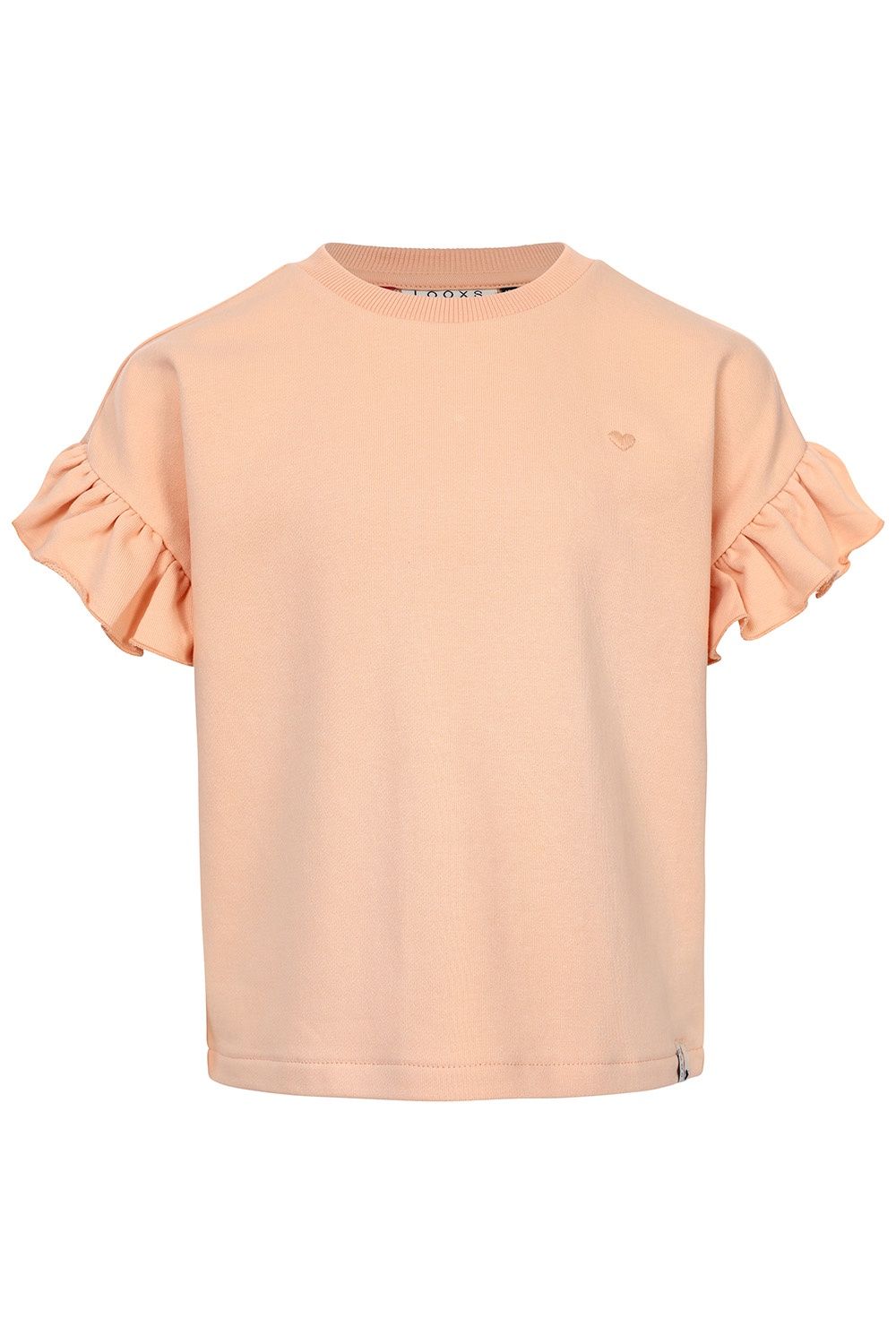 LOOXS Little Sweater Short Sleeve peach
