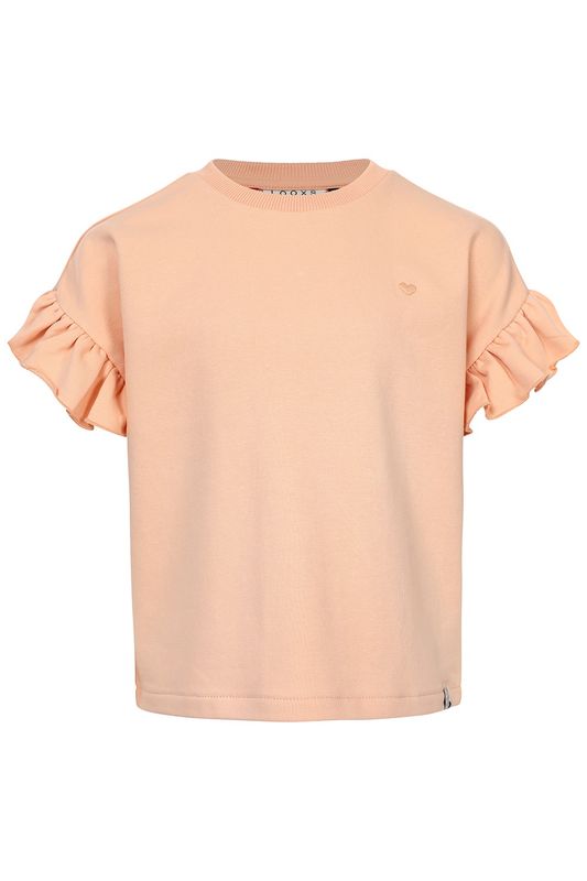LOOXS Little Sweater Short Sleeve peach