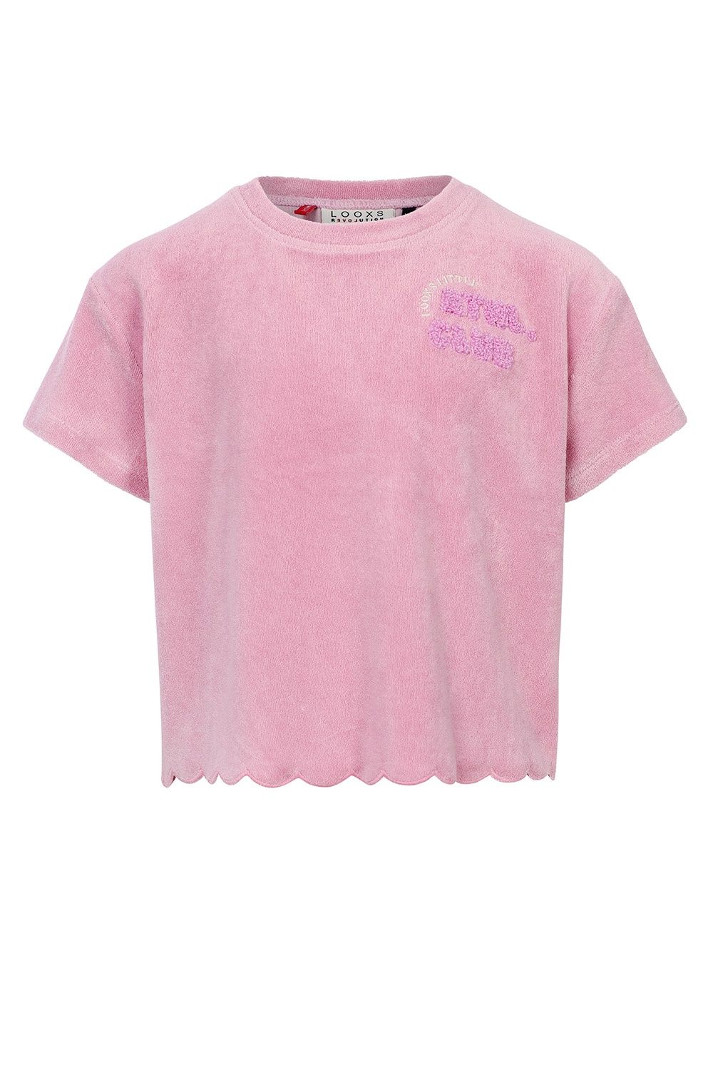 LOOXS Little Terry Top lilac pink