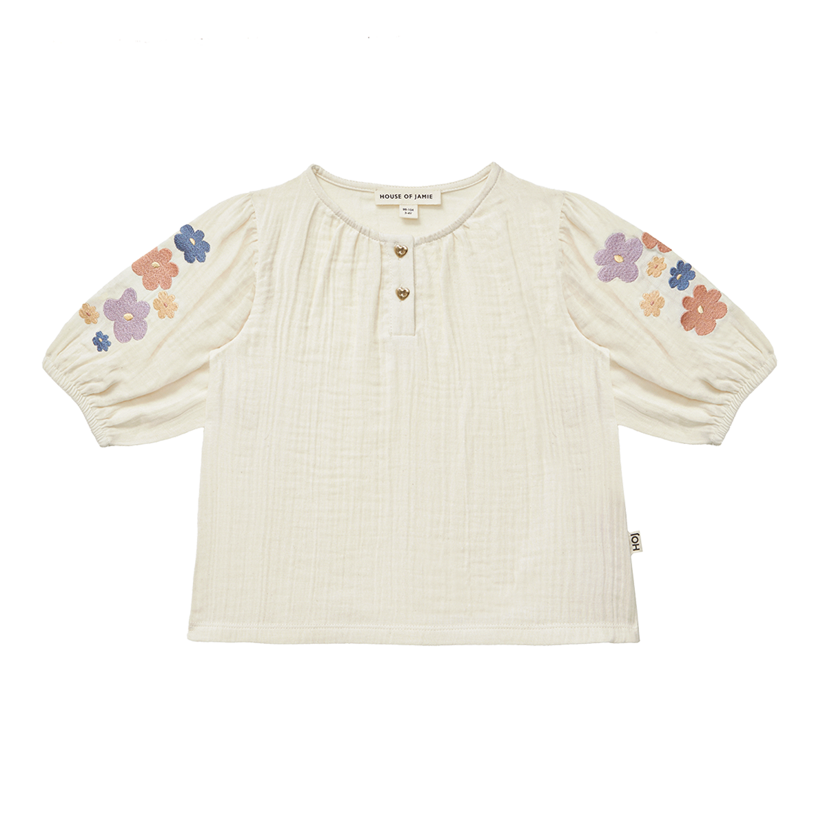 House of Jamie Balloon Blouse Cream