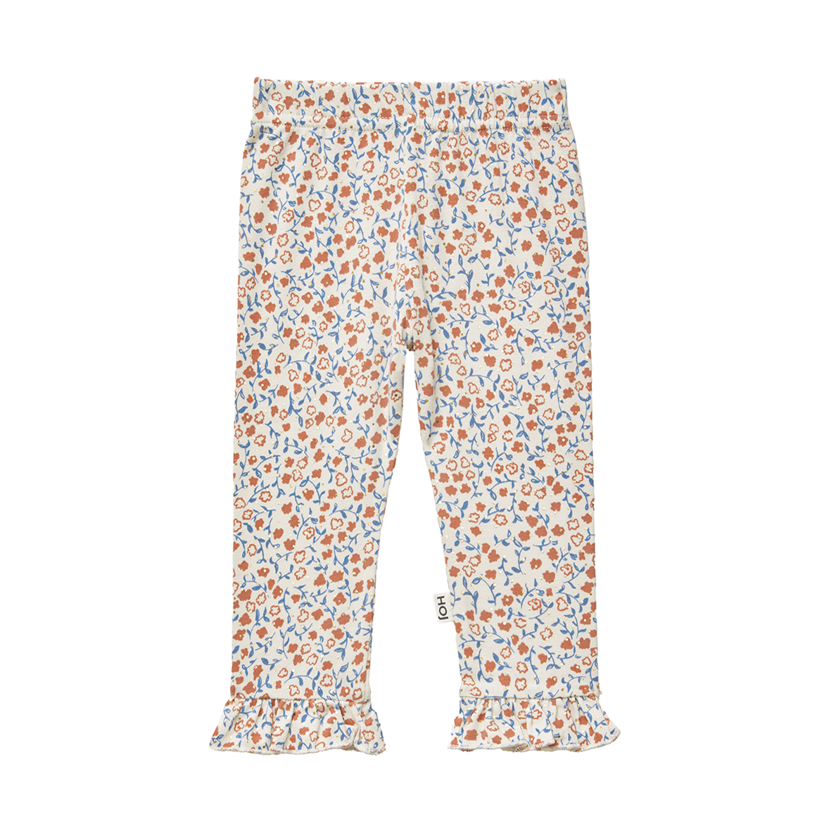 House of Jamie Frill Leggings Peach Blush Mini Floral