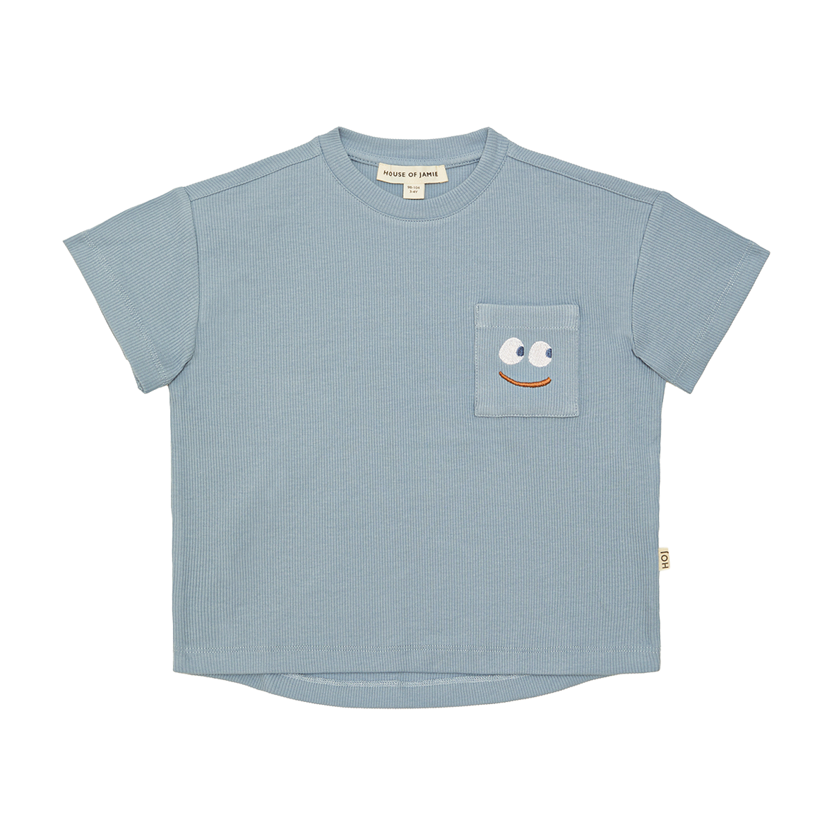 House of Jamie Oversized Pocket Tee Country Blue