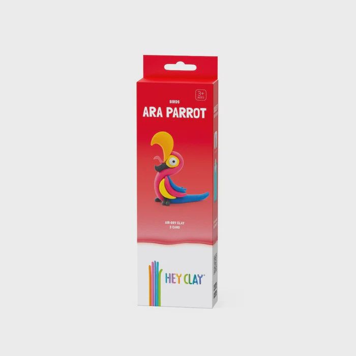 Hey Clay Ara Parrot 3 cans
