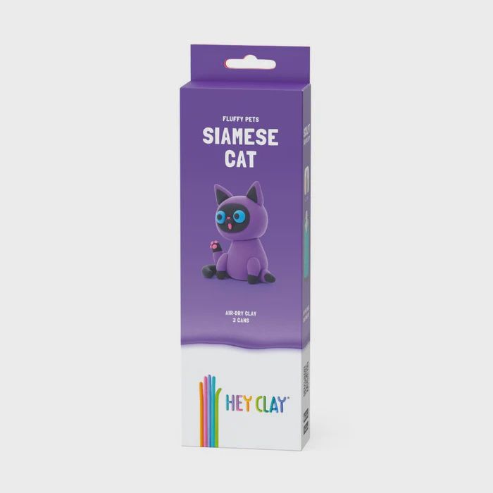Hey Clay Siamese Cat 3 cans