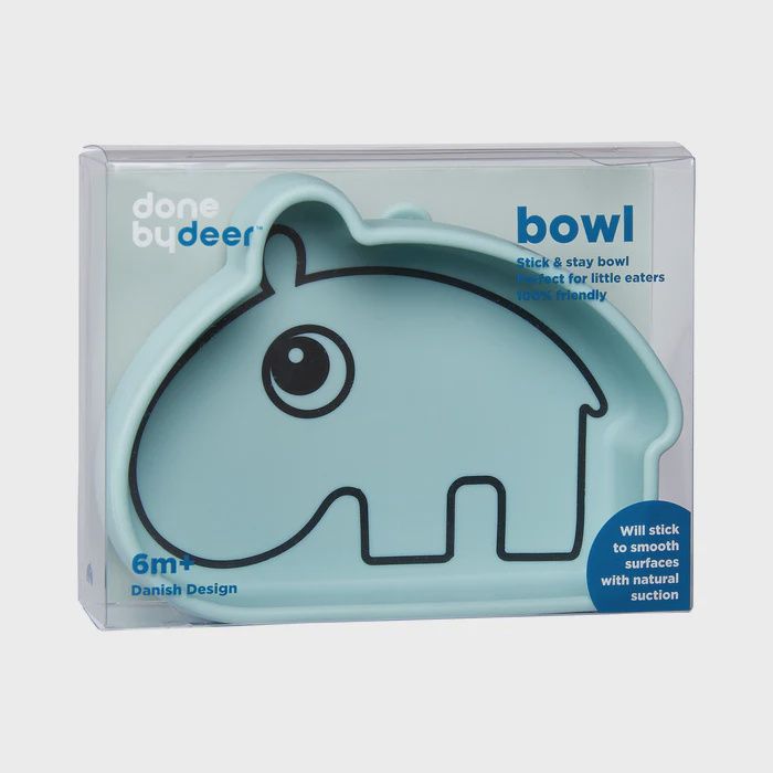 Done by Deer Silicone Stick and Stay Bowl Ozzo Blue