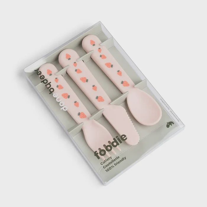 Done by Deer Foodie cutlery set Tiny farm Powder