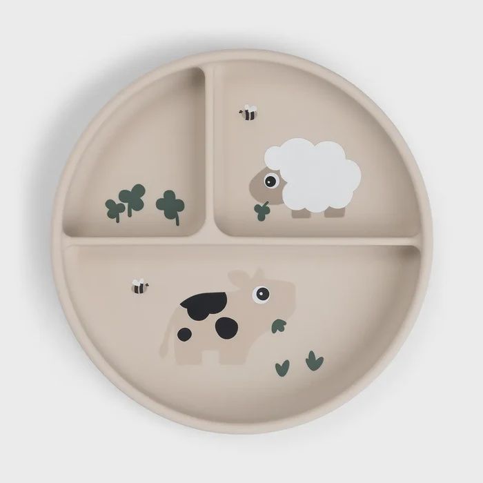 Done by Deer Stick and Stay compartment plate Tiny farm