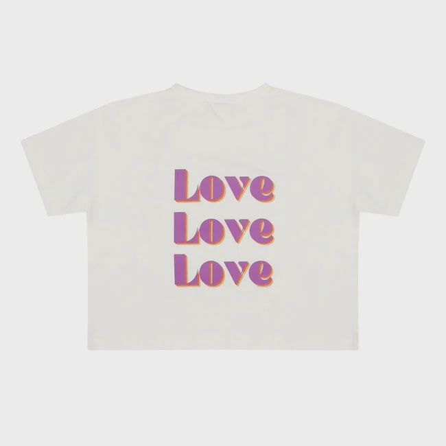 Jacky Sue LOVE TEE - WHITE