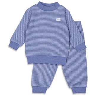 Feetje Wafelpyjama Blue melange