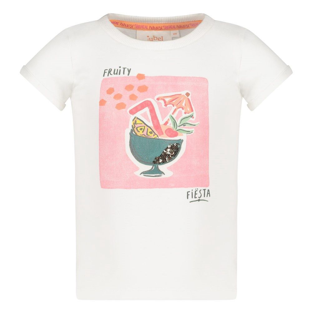 Jubel T-shirt - Samba Shake Offwhite