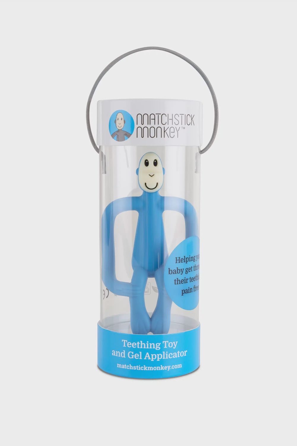 Matchstick Monkey Bijtring Light Blue