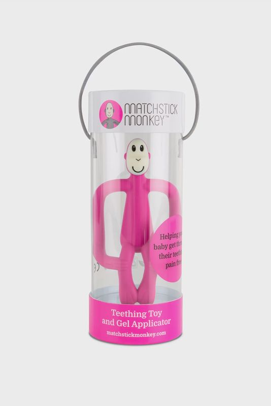 Matchstick Monkey Bijtring Pink