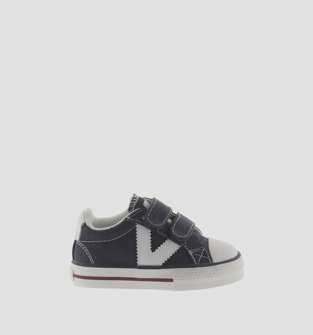Victoria Tribu Sneaker klittenband Canvas/Contrast Marino