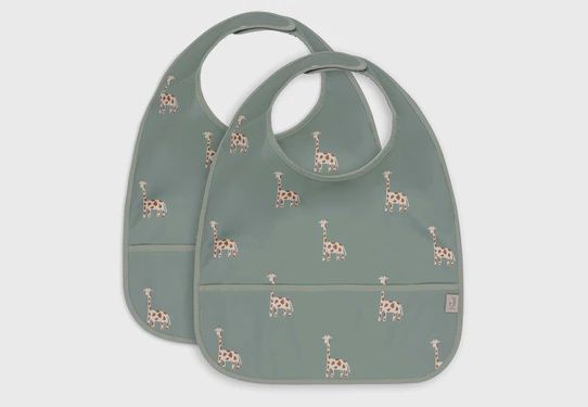 Jollein Bib Waterproof - Jungle Jambo - 2pack