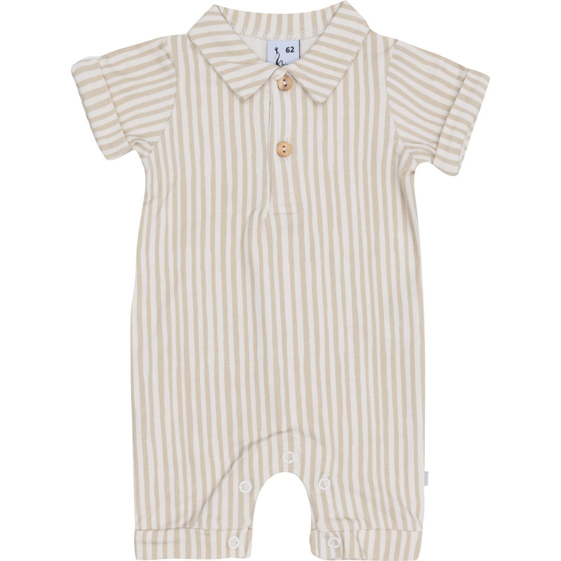Klein Jumpsuit Short AOP Vertical Stripe