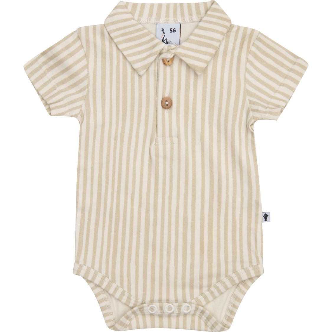 Klein Polobody Shortsleeve AOP Vertical Stripe