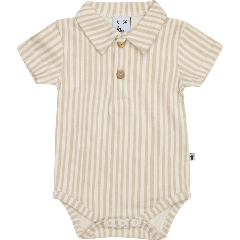 Klein Polobody Shortsleeve AOP Vertical Stripe