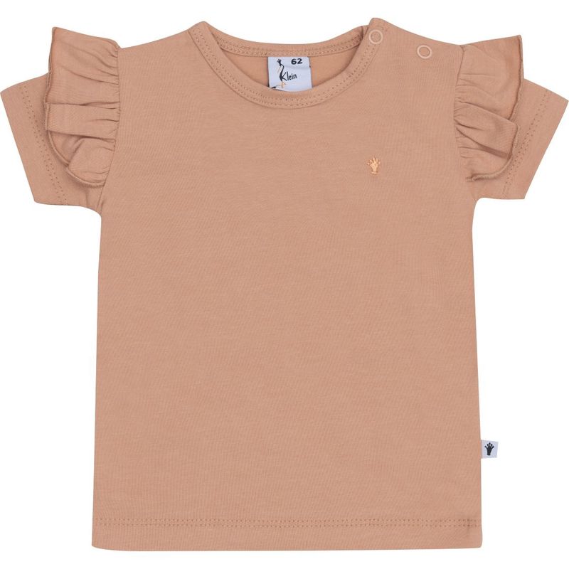 Klein T-shirt Ruffle Toasted Nut