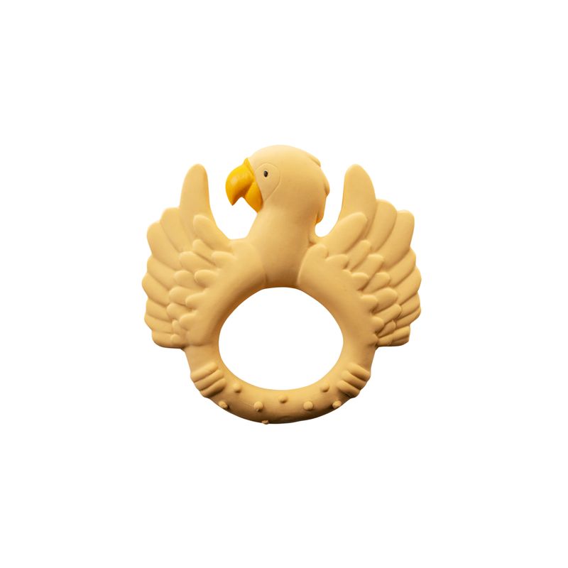 Natruba Teether Parrot Yellow