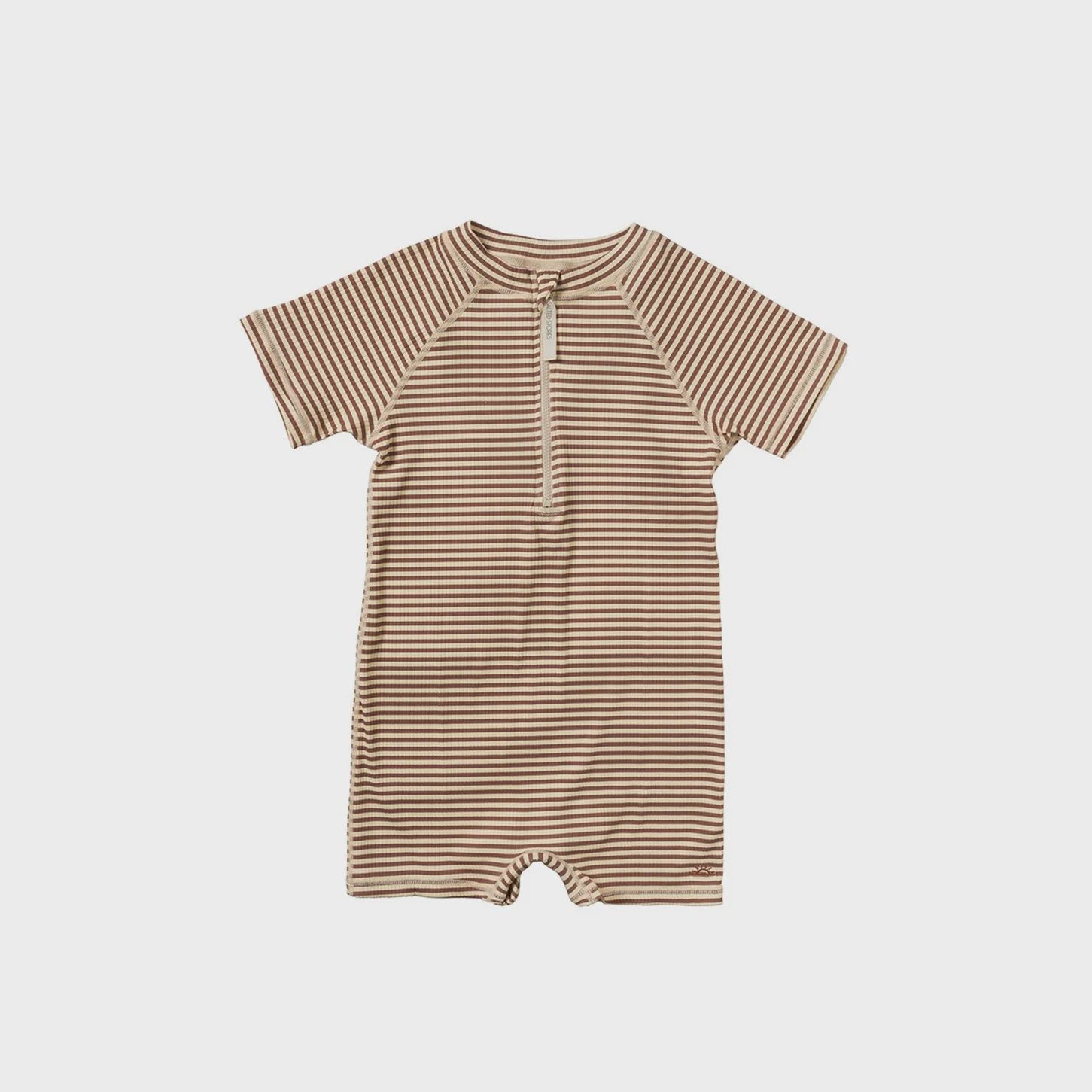 Salted Stories Rib Stripe | Skip Carob Brown