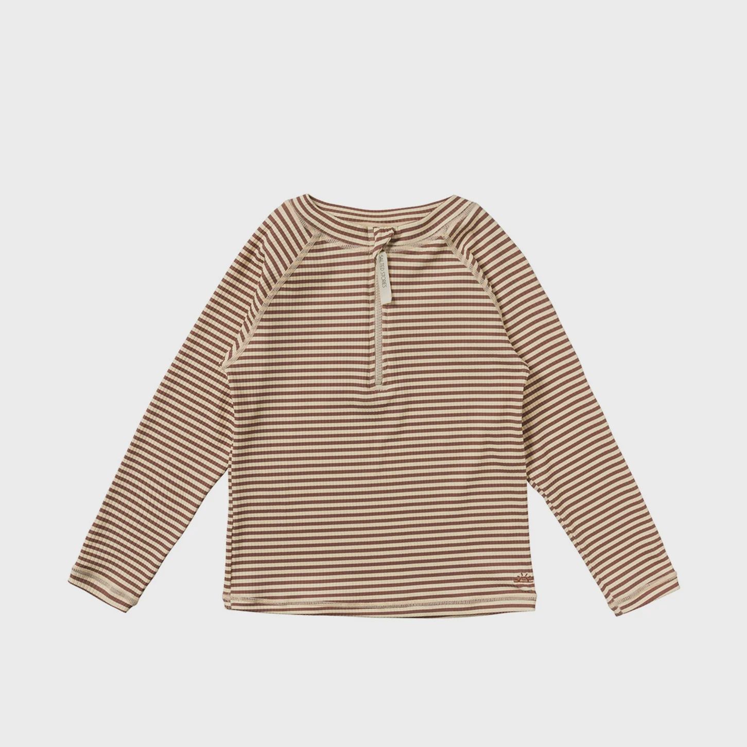 Salted Stories Rib Stripe | Stijn Carob Brown