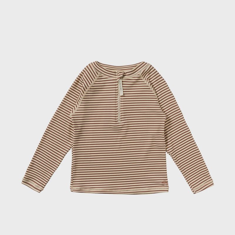 Salted Stories Rib Stripe | Stijn Carob Brown