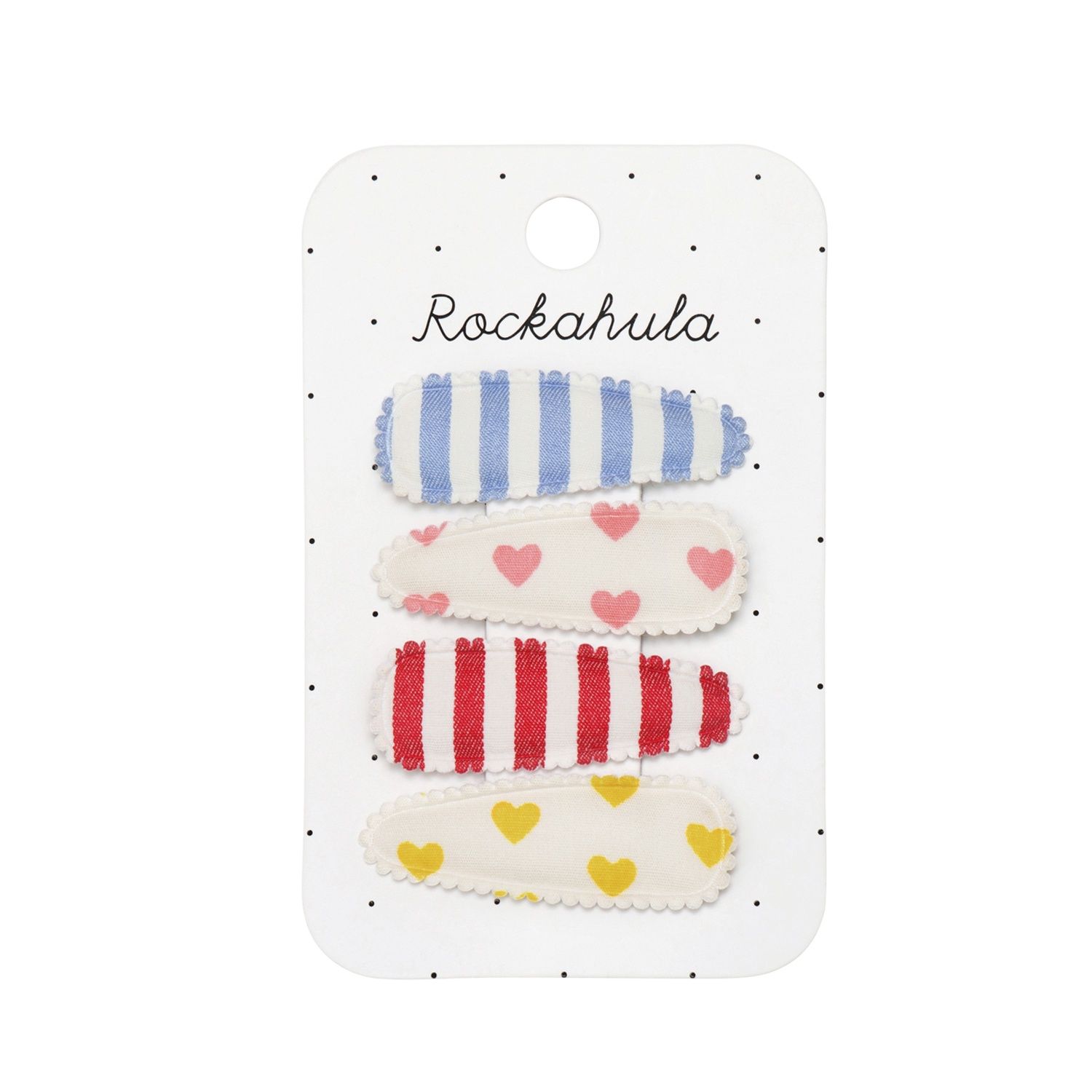 Rockahula Vintage Rainbow Fabric Clip Set