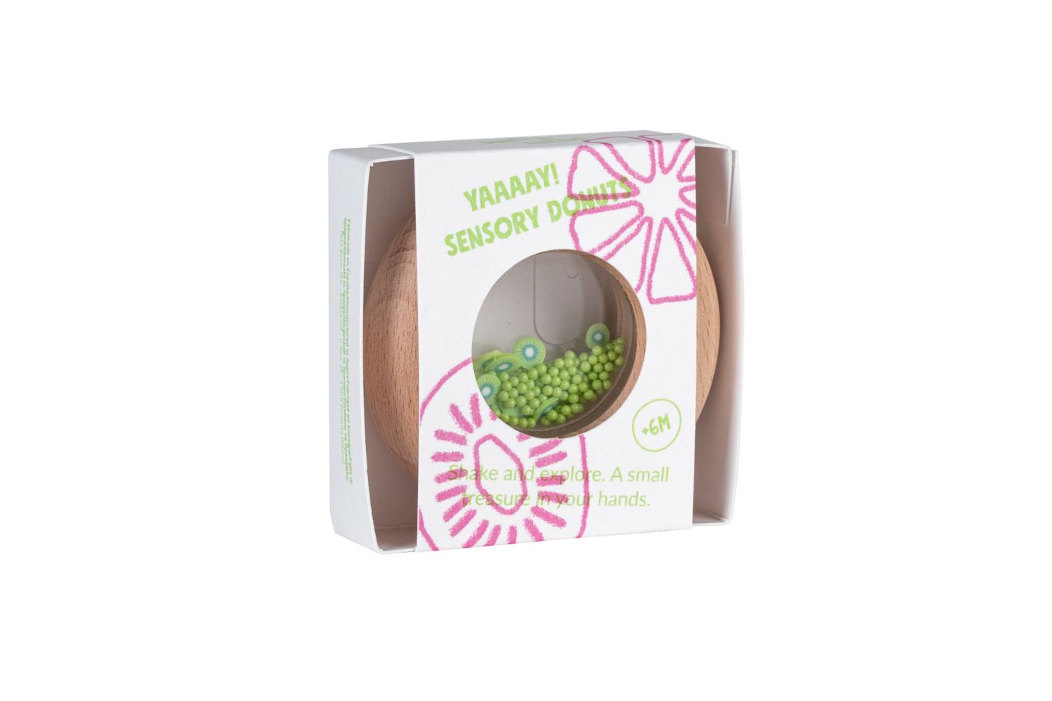 Petit Boum - Sensorische Donut - Kiwi&#39;s