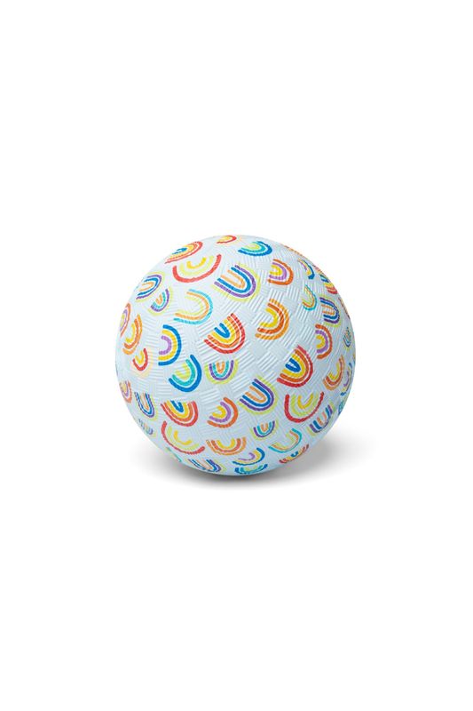 Little L - Rubber bal Regenboog - 13 cm